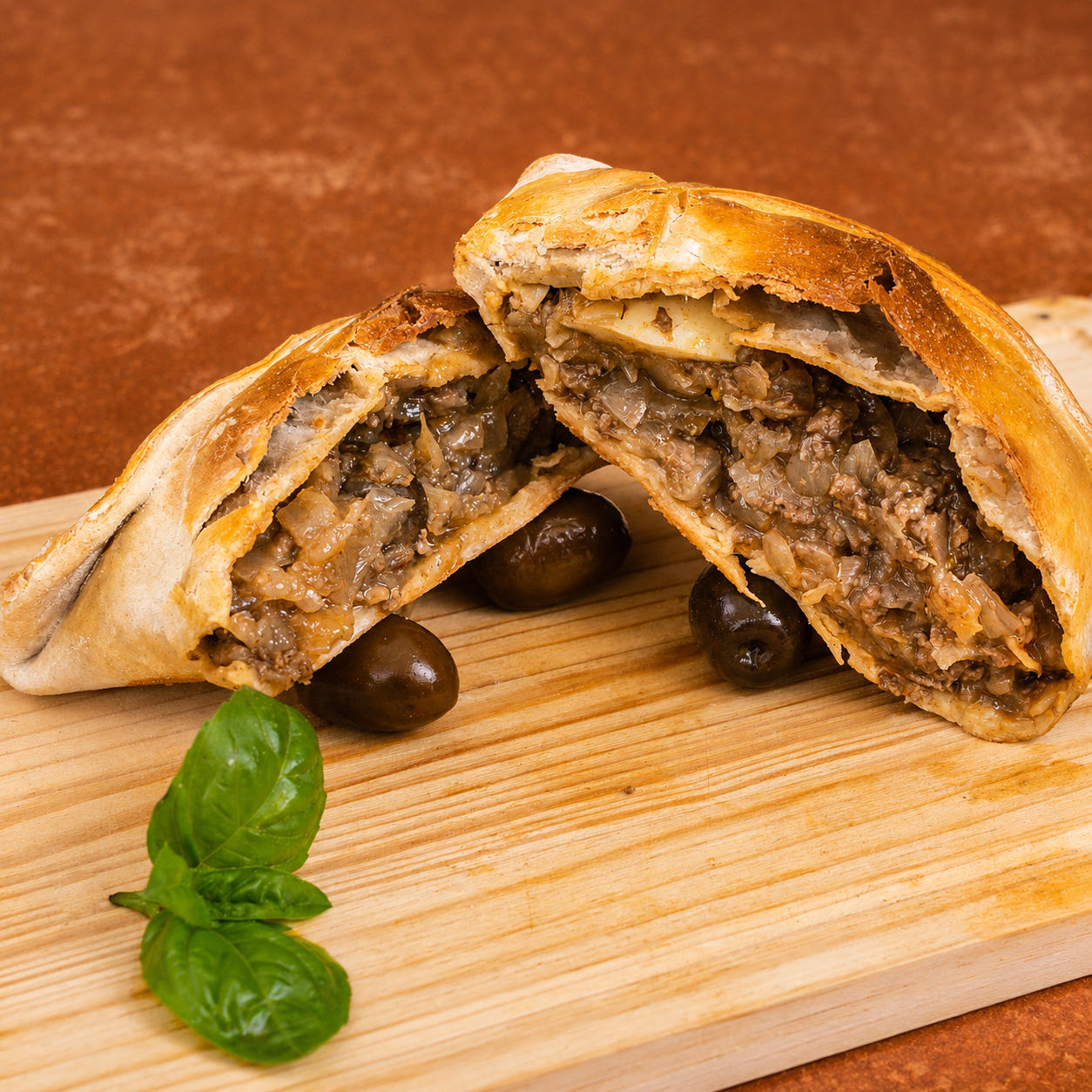 Empanada de pino horneada
